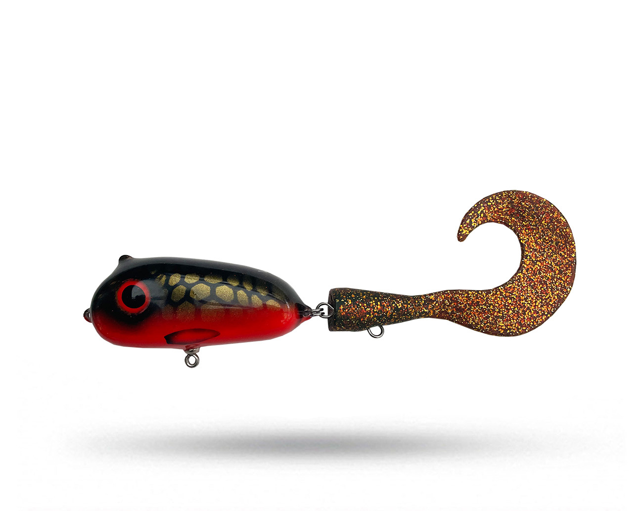 Lovely Lures Iggy Tail Jr - Red Char